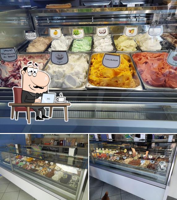 Gli interni di Il Gelato di Marco