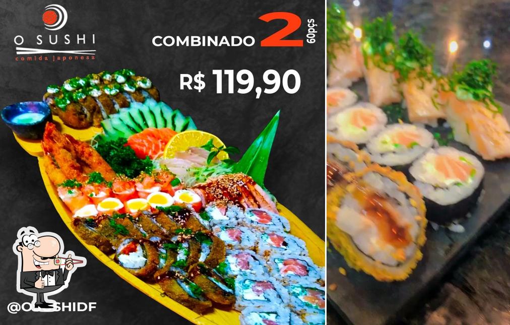 Peça diversas opções de sushi