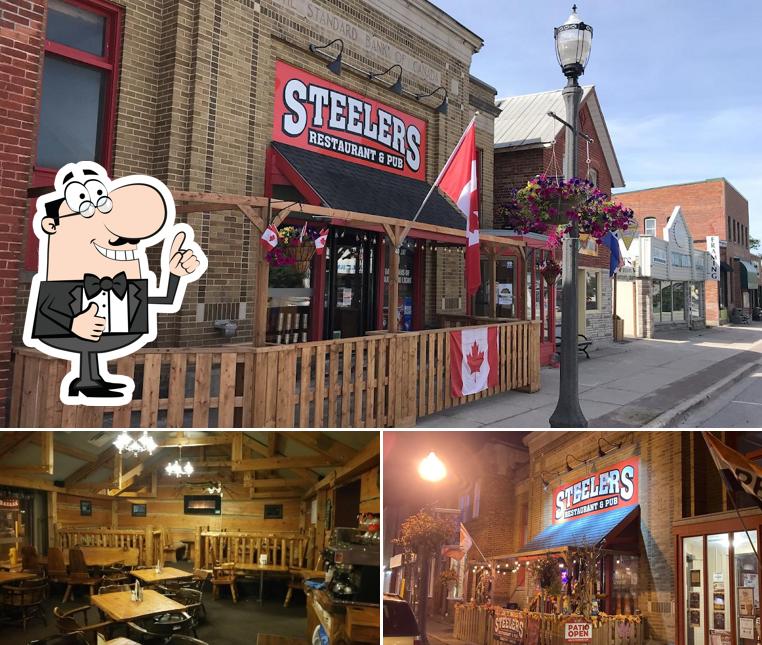 See this picture of Steelers Restaurant & Pub