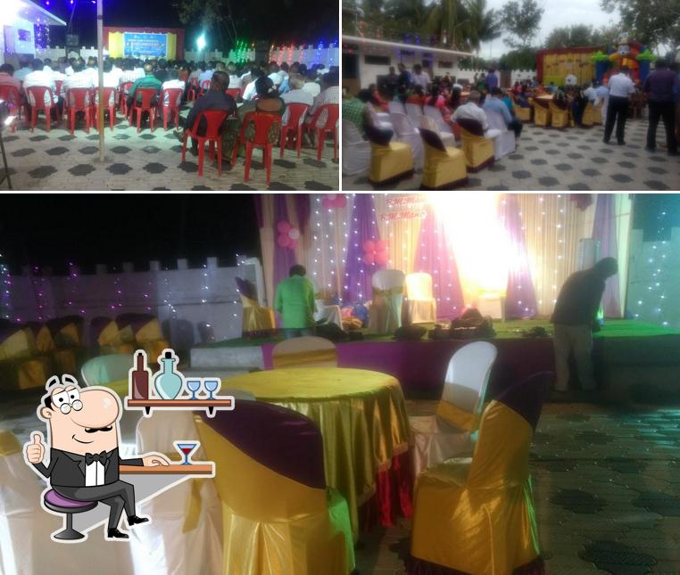 The interior of Akshaya Garden Restaurant