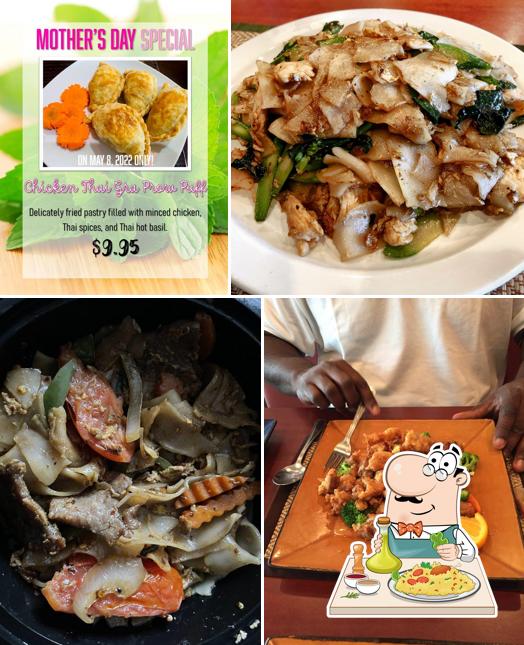 Platos en Blue Mint Thai & Asian Cuisine