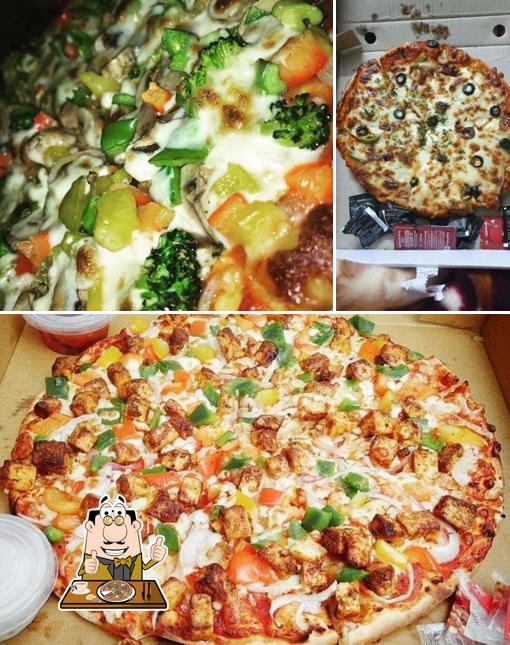 Order various types of pizza