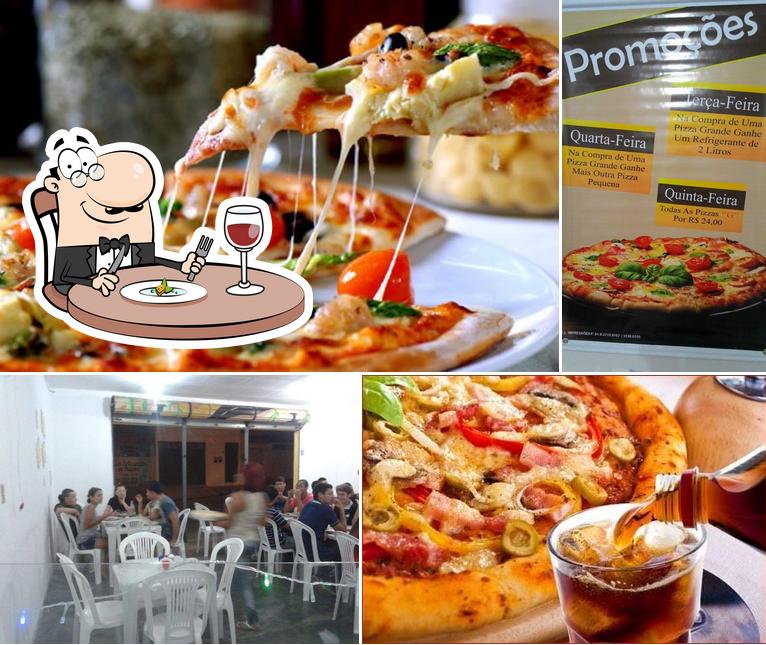 Comida em Pizzaria Vitória