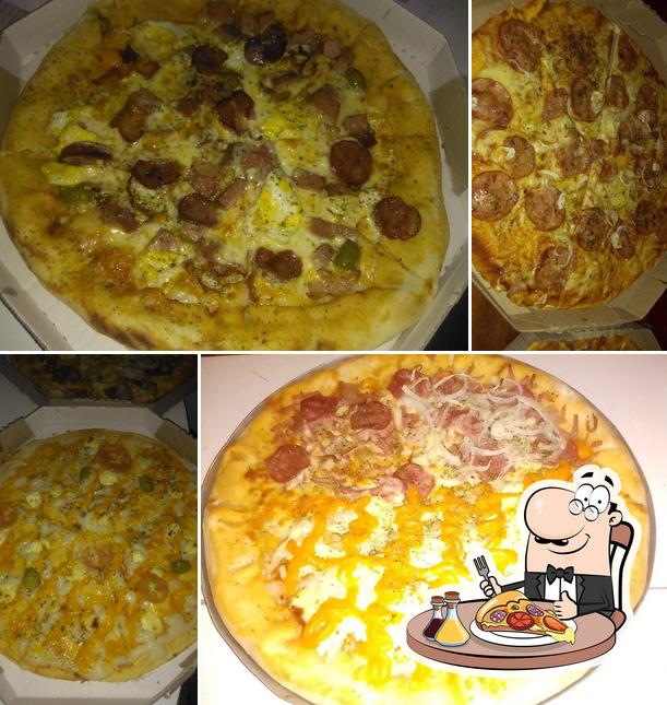 Escolha pizza no Pizzaria super 10