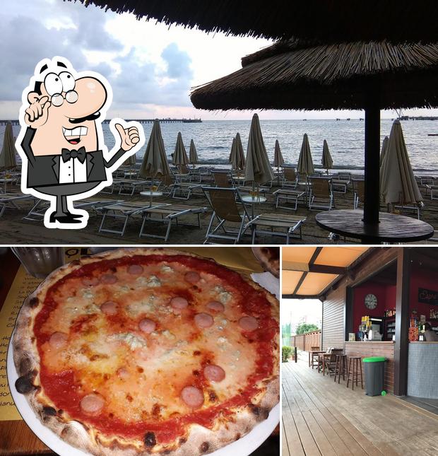 Tra le diverse cose da colton bay si possono trovare la interni e pizza