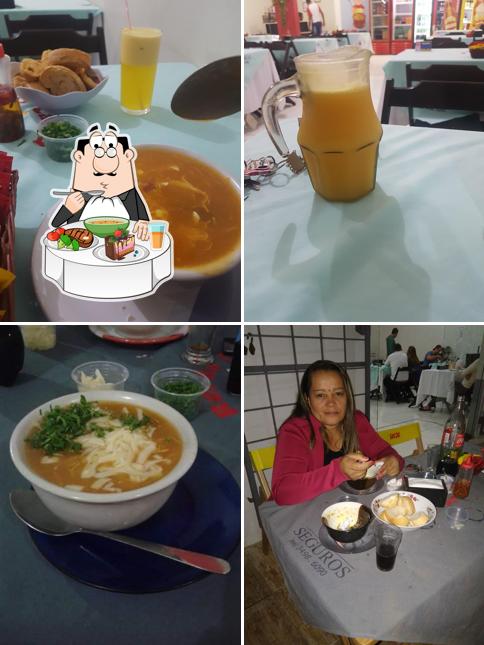 Sopa quente e azeda picante chinesa em Rei do Caldo