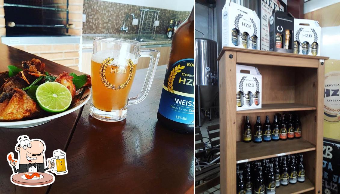 Cervejaria São Pedro HZB serve uma gama de cervejas