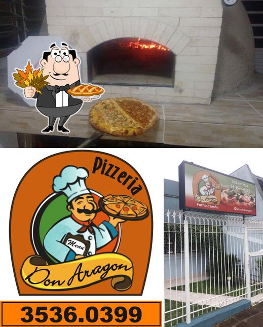 See this picture of Pizzeria Don Aragon