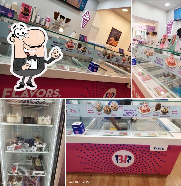 Check out how Baskin Robbins looks inside