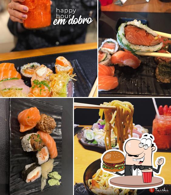Peça um hambúrguer no Taishi Sushi Lounge POA