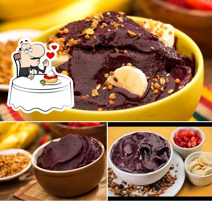 Tentation Açaí Delivery serve uma variedade de pratos doces