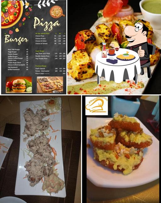 Order a burger at The Cafe Nation