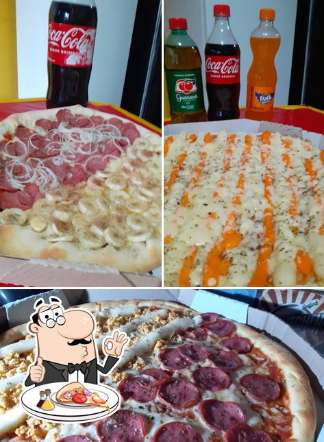 Peça diversos estilos de pizza