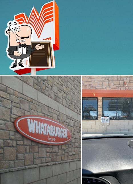 The exterior of Whataburger