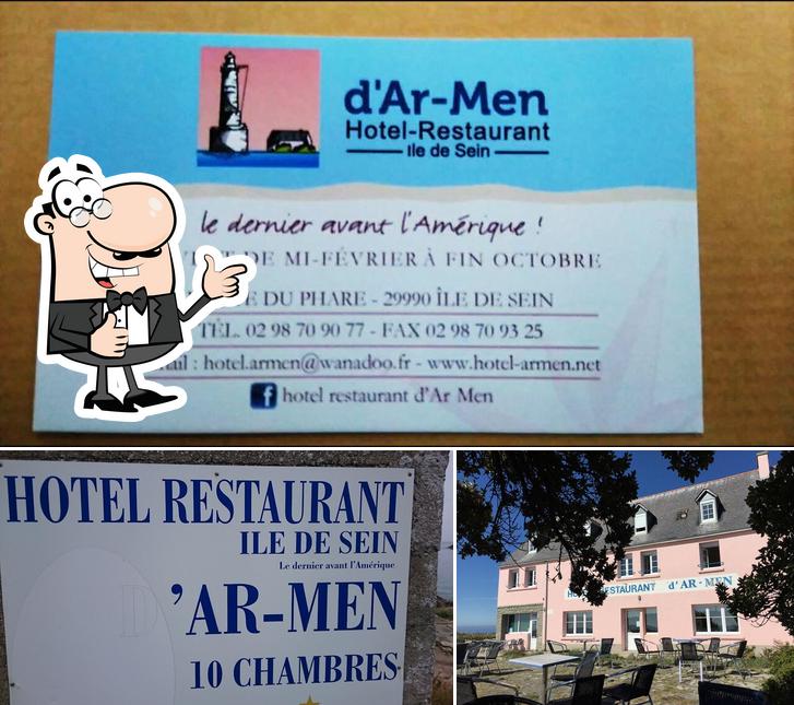 Это фотография ресторана "Hôtel Restaurant d'Ar-Men"