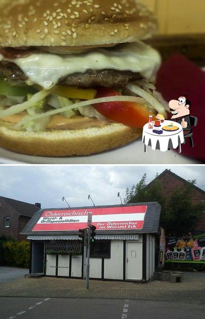 Hamburger at Der Österreicher Alpen Burgerie & BratwurstKuch`l