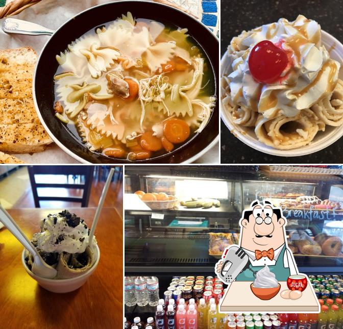 Fusion Boba Cafe serves a variety of sweet dishes