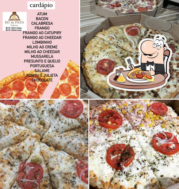 Consiga pizza no Rei Da Pizza Delivery