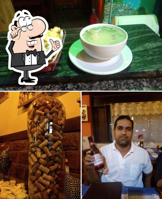 O interior do Cavernas Pizzaria
