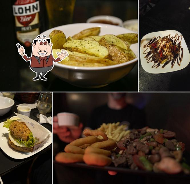 Platos en Garagem Burger