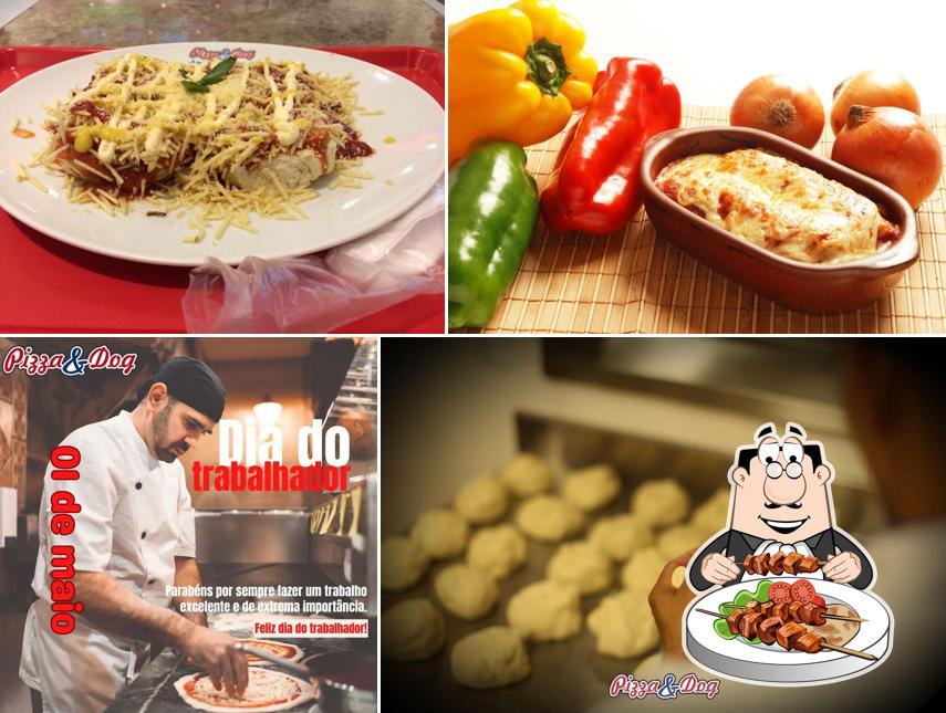 Platos en Pizza & Dog