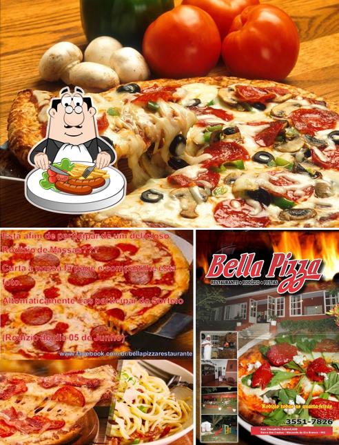 Comida em Bella Pizza