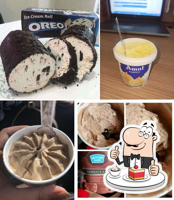 Order one of the sweet dishes