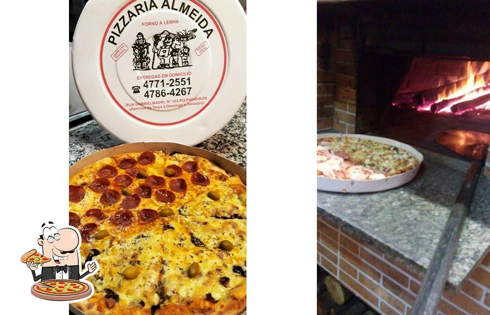 Peça pizza no Pizzaria Almeida