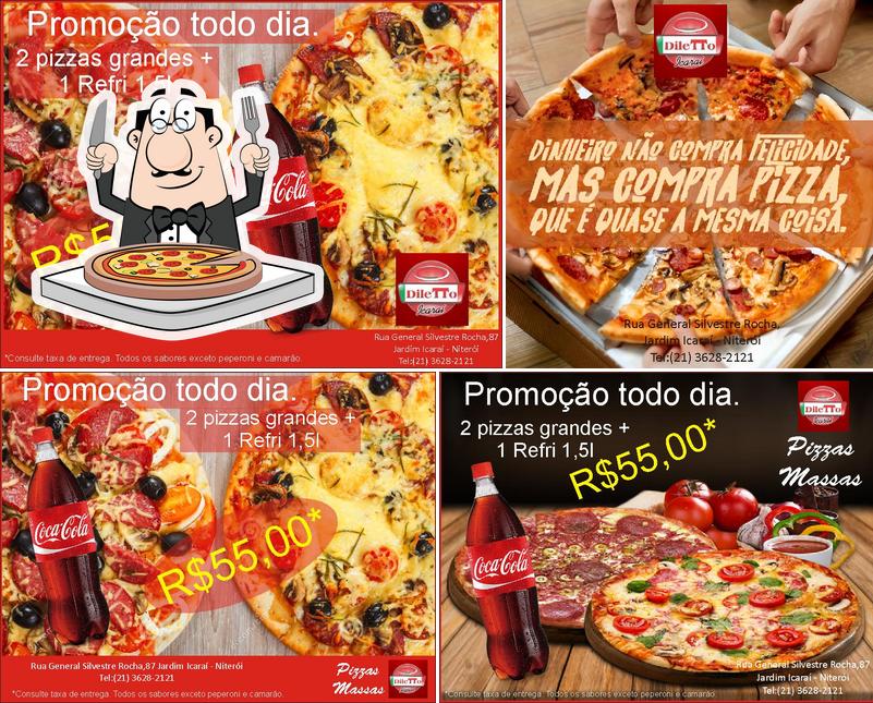 Peça pizza no Massas Diletto Icaraí