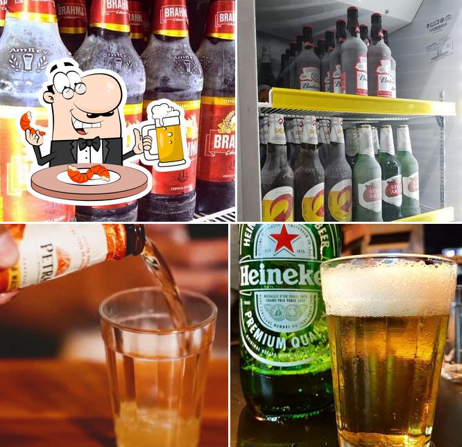 Você pode tomar um copo de cerveja leve ou escura