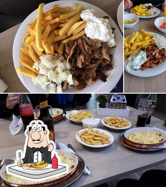 Dégustez des frites à El Greco - Griechischer Imbiss