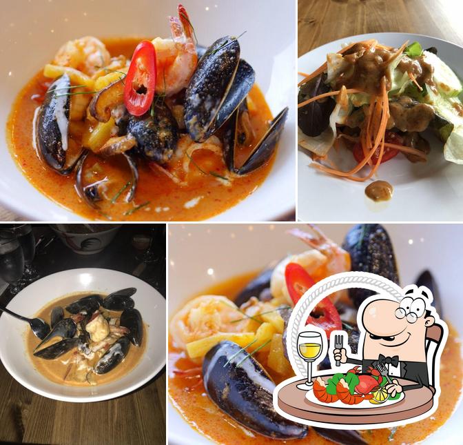 Order seafood at Ammata Thai Kitchen