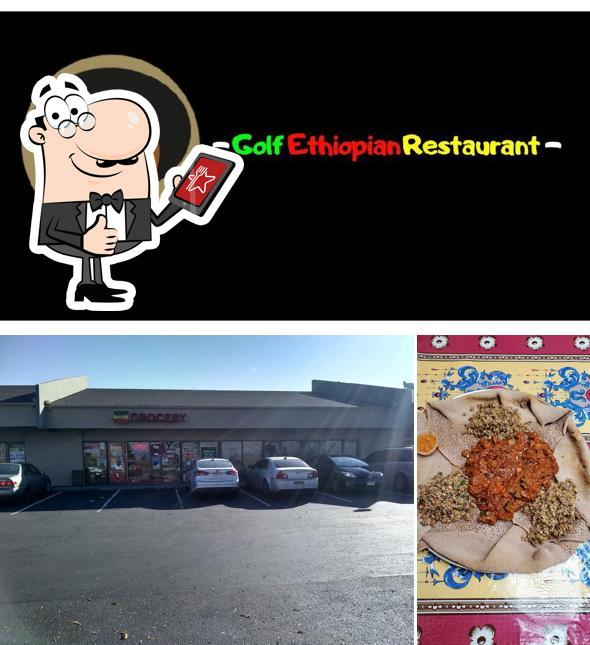 Here's a picture of Golf 1st Ethiopian Restaurant