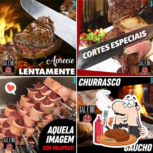 Escolha pratos de carne no Sal e Boi