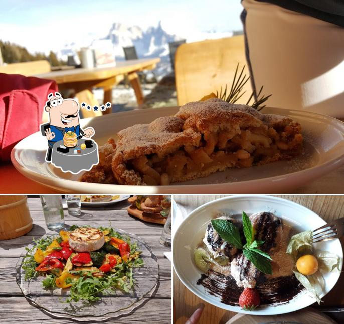 Cibo al Baita Tschötsch Alm Hütte
