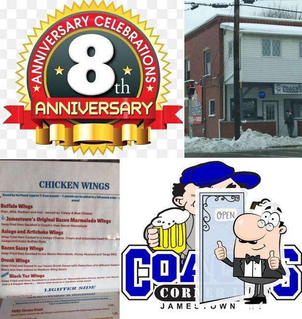 Coach's Corner Inn in Jamestown Restaurant menu and reviews