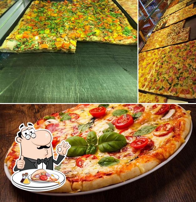 Elige una pizza en Pizzeria Il Capriccio Roma