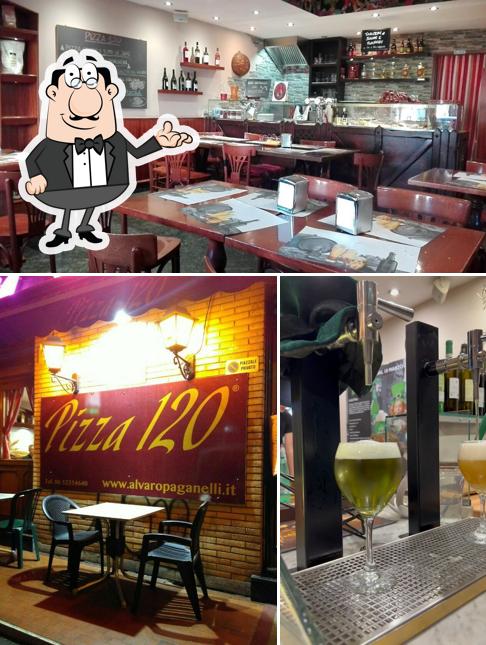 Dai un’occhiata alla immagine che mostra la interni e bevanda di Pizza120 di Paganelli Alvaro