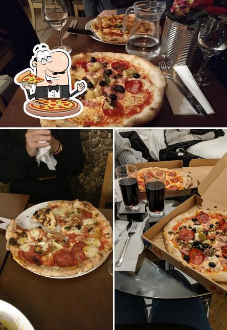 Pick pizza at Volare