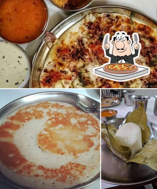 Order pizza at Anand Bhavan Restaurant