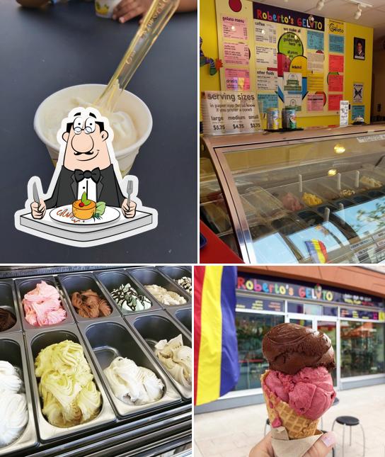 This is the image displaying food and exterior at Roberto's Gelato