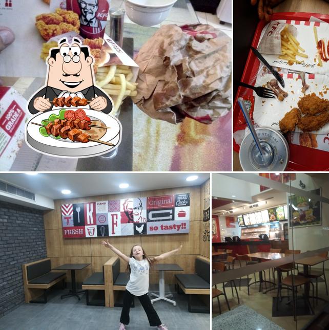 Jetez un coup d’oeil à la photo indiquant la nourriture et intérieur concernant KFC