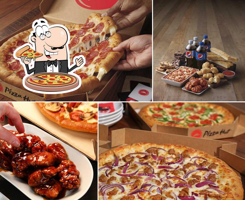 Try out pizza at Pizza Hut