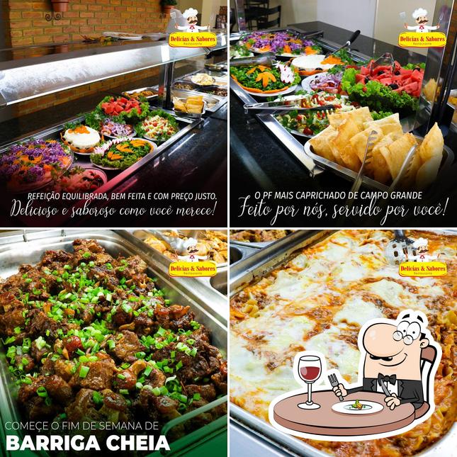 Comida em Restaurante Delicias e Sabores