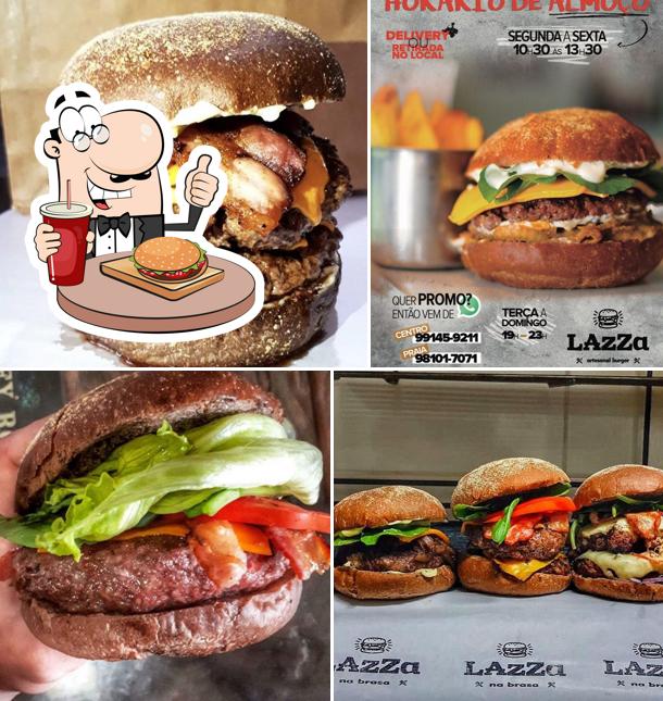 Hambúrguer em Lazza Burger