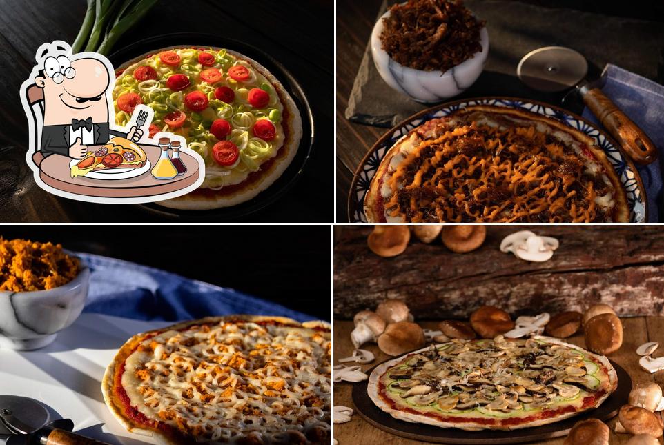 Experimente diferentes tipos de pizza