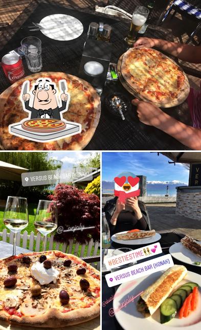 Commandez des pizzas à Versus Beach - Lounge Bar