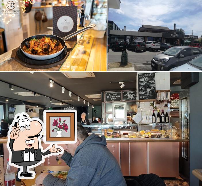 Gli interni di Gran Caffè Egidio
