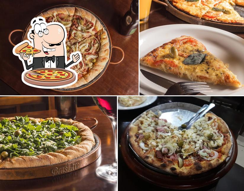 Peça diversos estilos de pizza