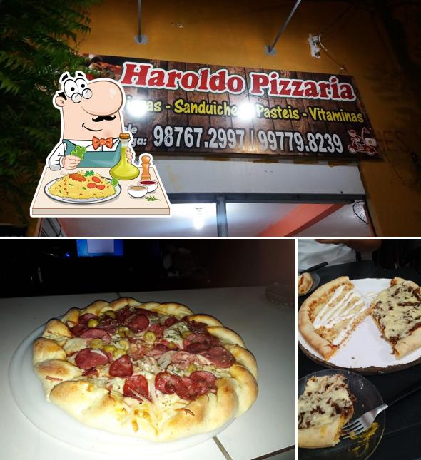 Comida em Pizzaria O Haroldo